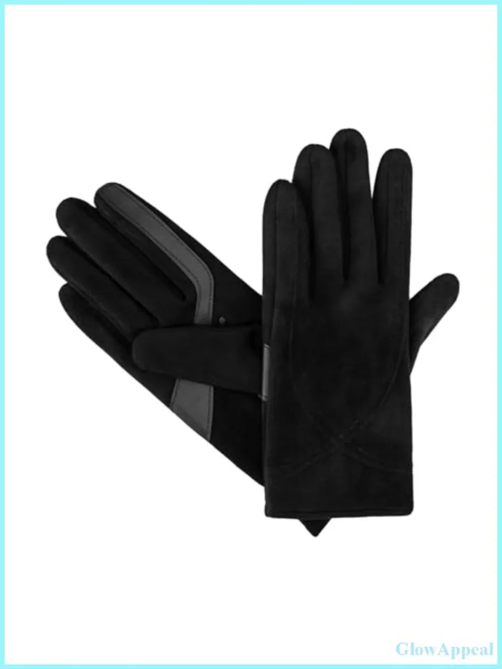 Water Repellent Touchscreen Microsuede Shortie Gloves for Women